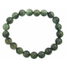 Green Rutilated Quartz round beads bracelet Green Rutilated Quartz round beads bracelet