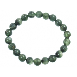 Green Rutilated Quartz round beads bracelet Green Rutilated Quartz round beads bracelet