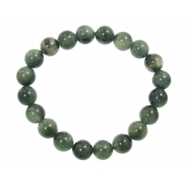 Green Rutilated Quartz round beads bracelet Green Rutilated Quartz round beads bracelet