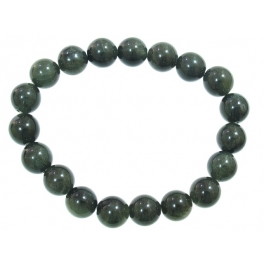 Green Rutilated Quartz round beads bracelet Green Rutilated Quartz round beads bracelet