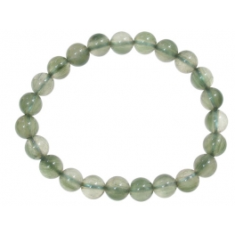 Green Rutilated Quartz round beads bracelet Green Rutilated Quartz round beads bracelet