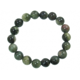 Green Rutilated Quartz round beads bracelet Green Rutilated Quartz round beads bracelet