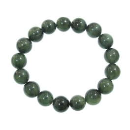 Green Rutilated Quartz round beads bracelet Green Rutilated Quartz round beads bracelet
