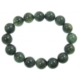 Green Rutilated Quartz round beads bracelet Green Rutilated Quartz round beads bracelet