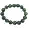 Green Rutilated Quartz round beads bracelet