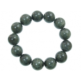 Green Rutilated Quartz round beads bracelet Green Rutilated Quartz round beads bracelet