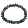 Green Rutilated Quartz barrel beads bracelet