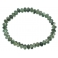 Green Rutilated Quartz flat beads bracelet