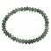 Green Rutilated Quartz flat beads bracelet