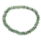Green Rutilated Quartz flat beads bracelet
