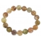 Mixed Rutilated Quartz round beads bracelet