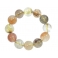 Mixed Rutilated Quartz round beads bracelet