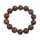 Red Rutilated Quartz round beads bracelet