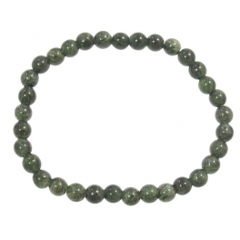Green Rutilated Quartz round beads bracelet Green Rutilated Quartz round beads bracelet