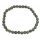 Green Rutilated Quartz round beads bracelet