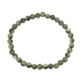 Green Rutilated Quartz round beads bracelet Green Rutilated Quartz round beads bracelet