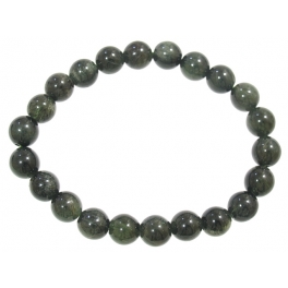 Green Rutilated Quartz round beads bracelet Green Rutilated Quartz round beads bracelet