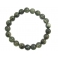 Green Rutilated Quartz round beads bracelet