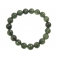 Green Rutilated Quartz round beads bracelet
