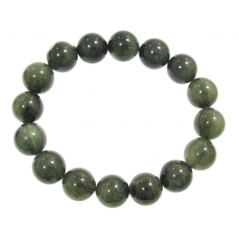 Green Rutilated Quartz round beads bracelet Green Rutilated Quartz round beads bracelet