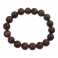 Red Rutilated Quartz round beads bracelet