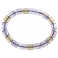 Ametrine faceted barrel beads bracelet