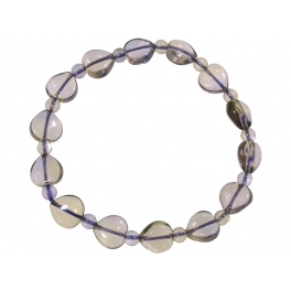 Ametrine heart beads bracelet Ametrine heart beads bracelet