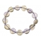 Ametrine heart beads bracelet