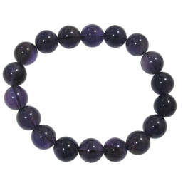 Amethyst round beads bracelet Amethyst round beads bracelet