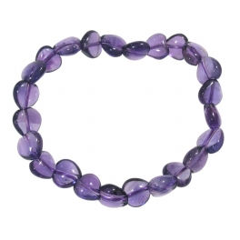 Amethyst heart beads bracelet Amethyst heart beads bracelet