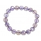 Ametrine faceted round beads bracelet