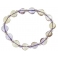 Ametrine heart beads bracelet