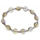 Ametrine heart beads bracelet