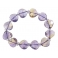 Ametrine faceted heart beads bracelet