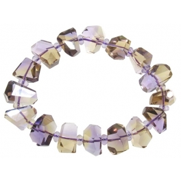 Ametrine irregular beads bracelet Ametrine irregular beads bracelet