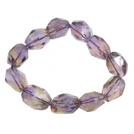 Ametrine irregular beads bracelet Ametrine irregular beads bracelet