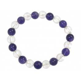 Amethyst round beads bracelet Amethyst round beads bracelet