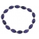 Amethyst barrel beads bracelet