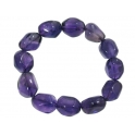 Amethyst irregular beads bracelet
