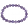 Amethyst round beads bracelet