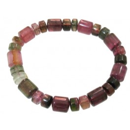 Muticolor Tourmaline round beads bracelet Muticolor Tourmaline round beads bracelet