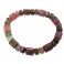Muticolor Tourmaline round beads bracelet