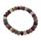 Muticolor Tourmaline round beads bracelet