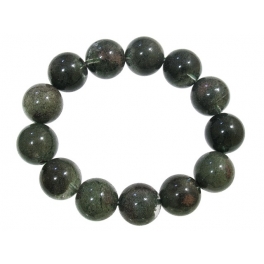 Green Phantom round beads bracelet