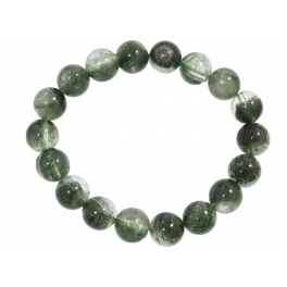 Green Phantom round beads bracelet