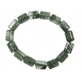 Green Phantom barrel beads bracelet Green Phantom barrel beads bracelet
