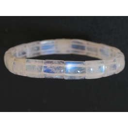 Blue sheen color Moonstone DD beads bracelet Blue sheen color Moonstone DD beads bracelet
