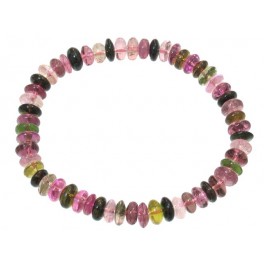 Muticolor Tourmaline round beads bracelet Muticolor Tourmaline round beads bracelet
