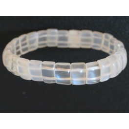 silver color Moonstone DD beads bracelet silver color Moonstone DD beads bracelet