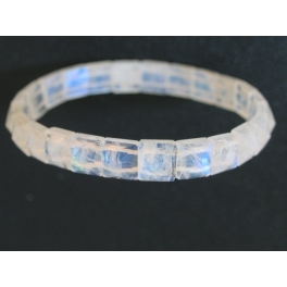 Blue sheen color Moonstone DD beads bracelet Blue sheen color Moonstone DD beads bracelet